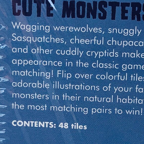 New Sealed Ravensburger Game Cute Monster Memory Game- En/Fr - Picture 7 of 14